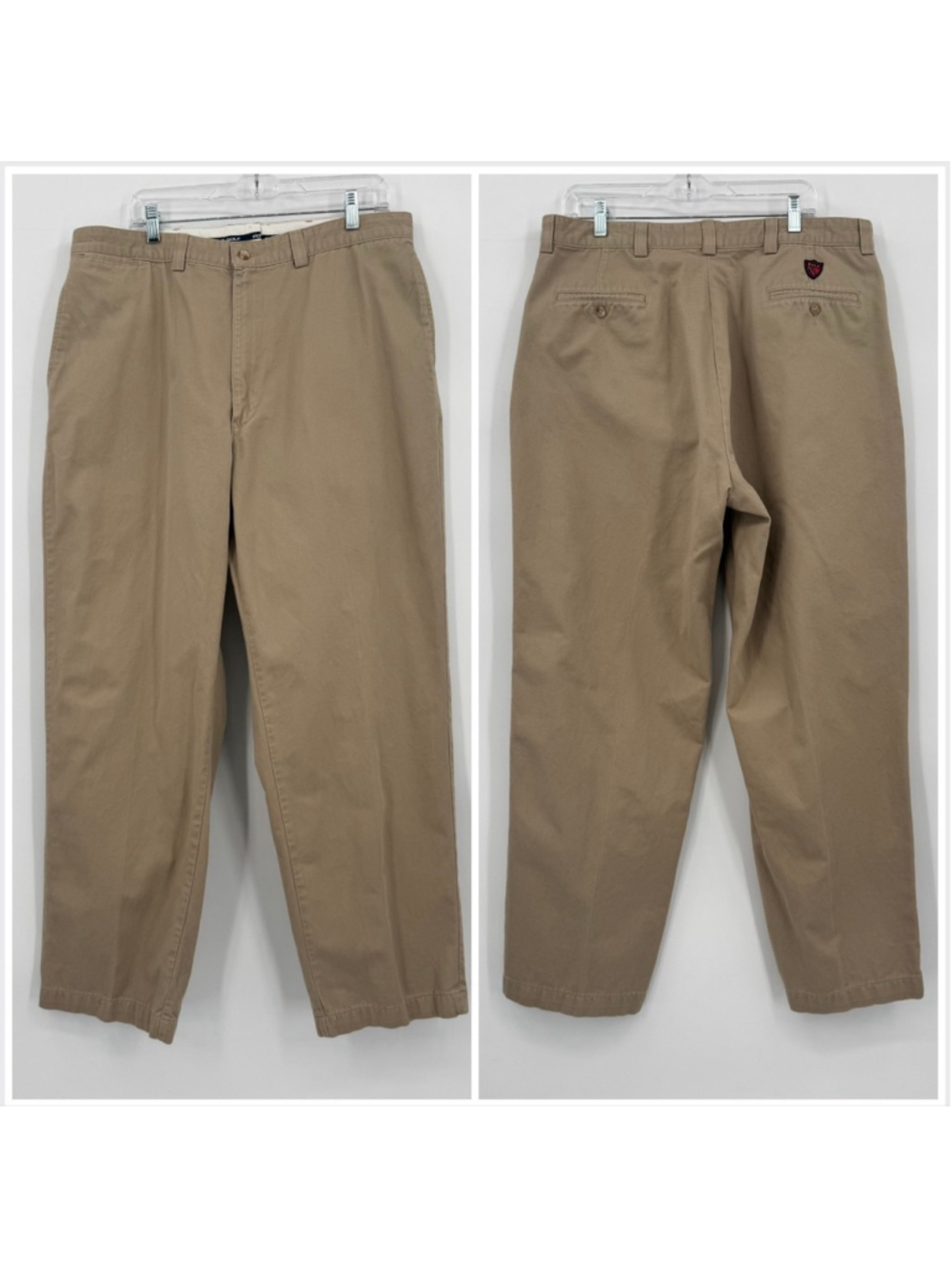 Men's Polo Golf Beige Philip Pant Chinos Khakis Waist 40 Length 30